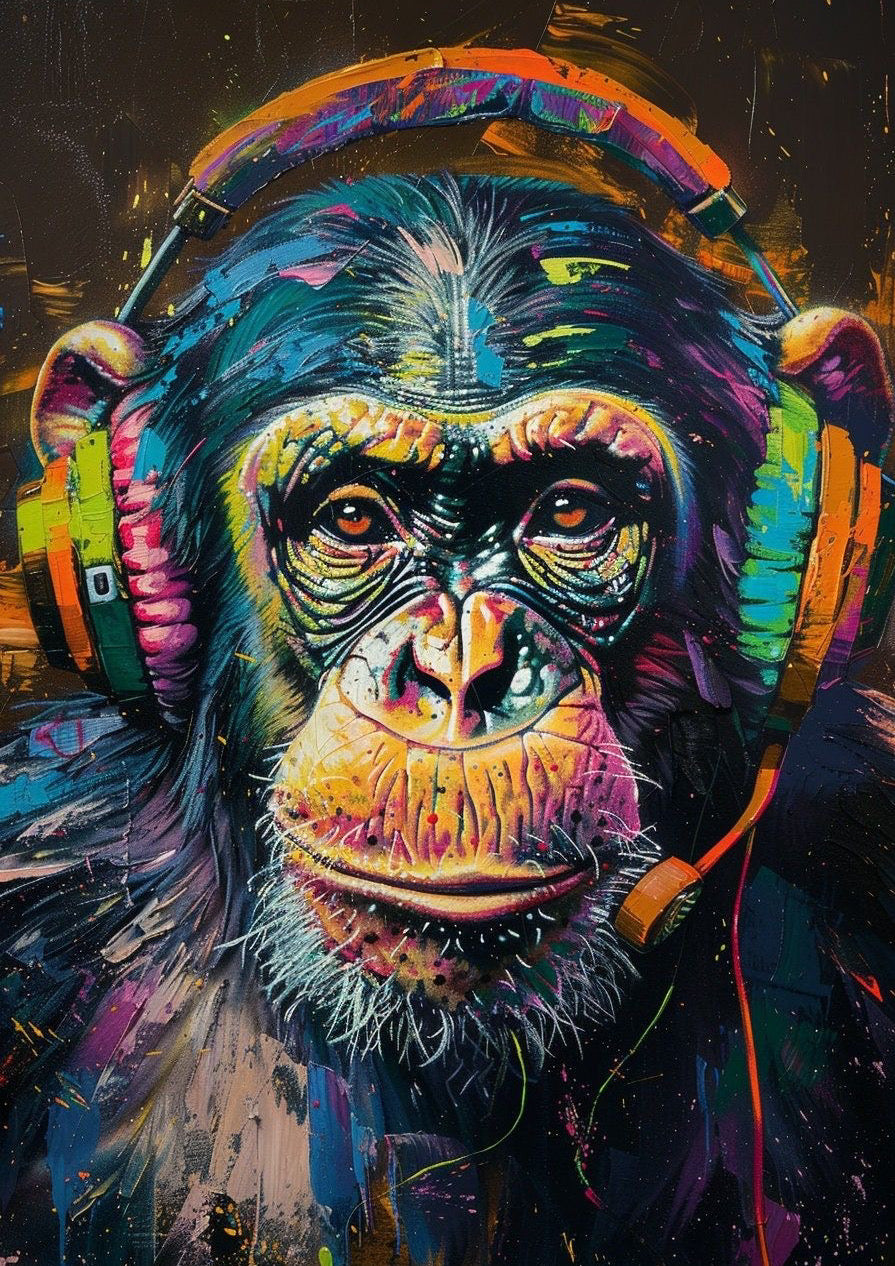 Vibrant animal photo poster prints