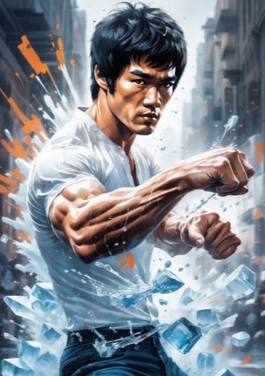 BRUCE LEE.